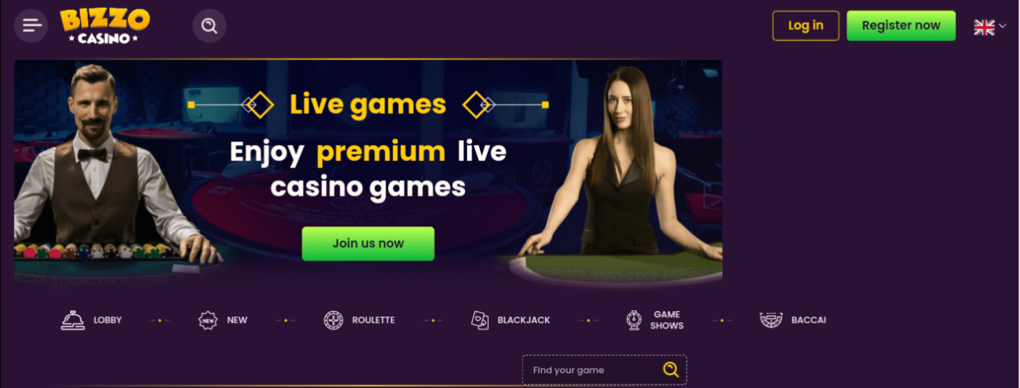 nieuwste Bizzo Casino vip-bonus promotiebanner in Netherlands