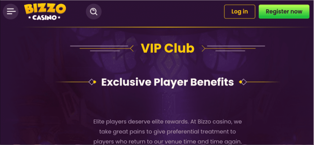Bizzo Casino Vip Club